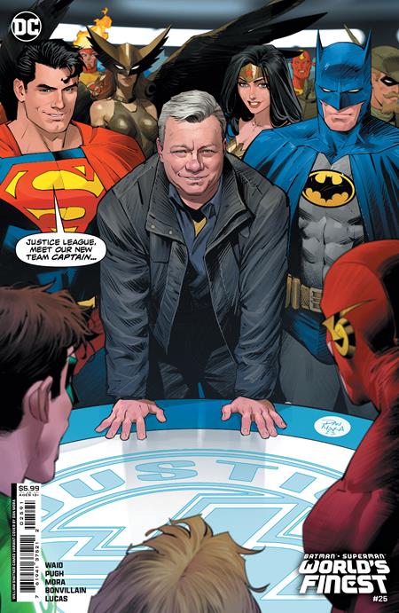 BATMAN SUPERMAN WORLDS FINEST #25 CVR G DAN MORA WILLIAM SHATNER CAMEO VAR 🔥🧢🔥