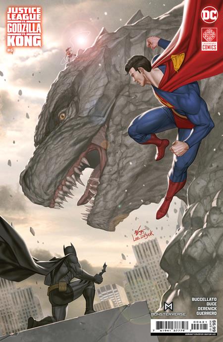 JUSTICE LEAGUE VS GODZILLA VS KONG #6 (OF 7) CVR B INHYUK LEE CARD STOCK VAR 🔥🧢🔥