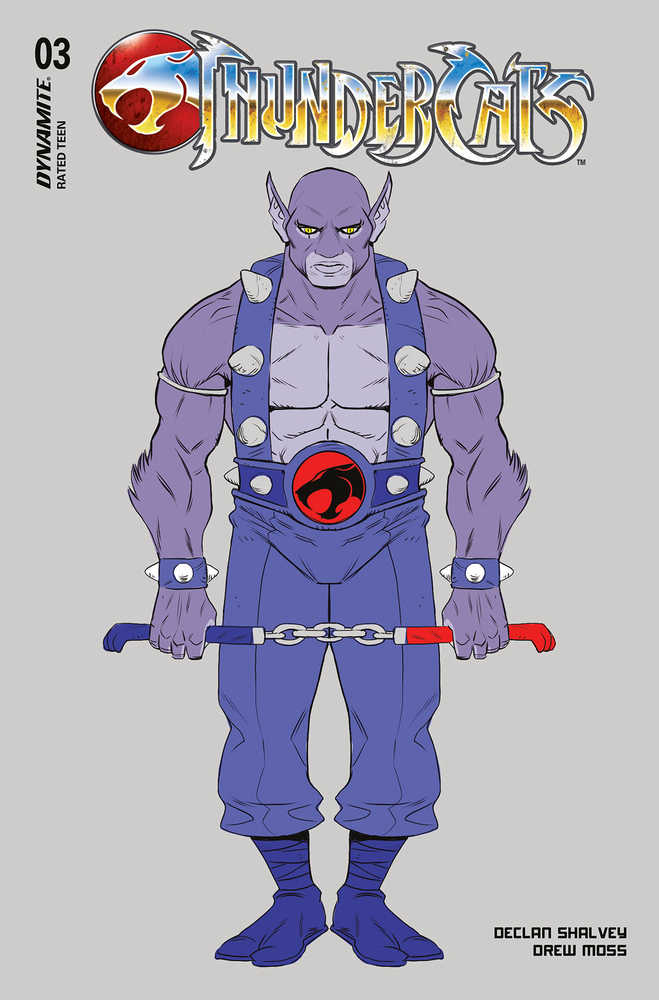 Thundercats #3 Cover K 1:10 Moss Panthro Design Variant ("Natural" 9.8 Candidate)