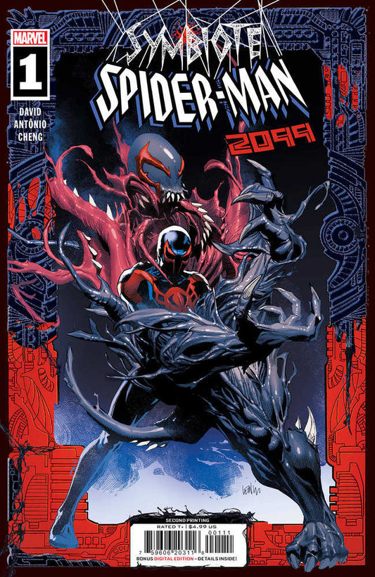 Symbiote Spider-Man 2099 #1 Leinil Yu 2nd Print Variant