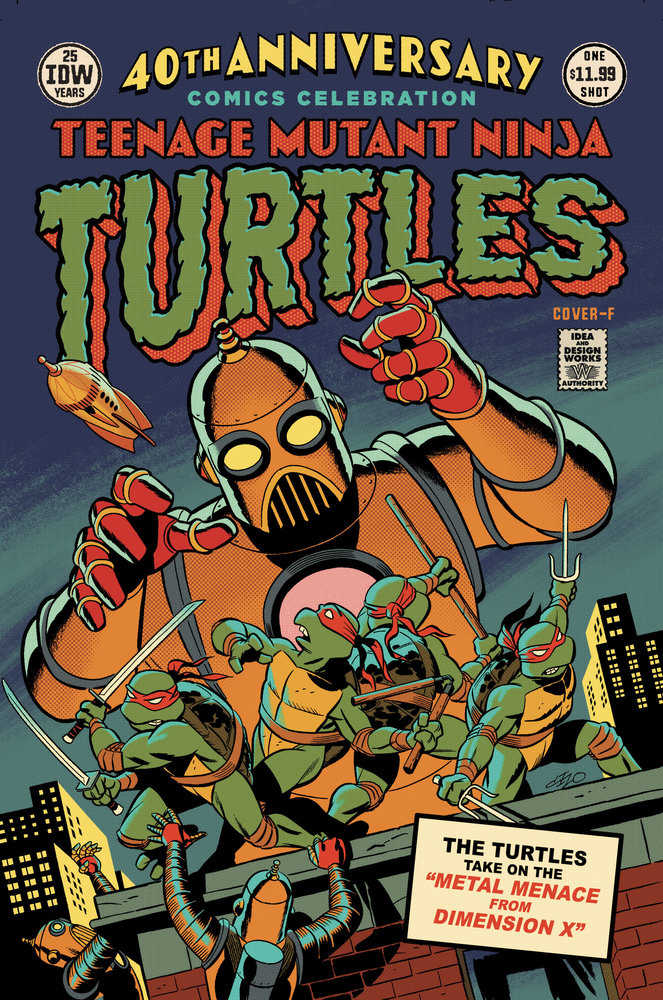 Teenage Mutant Ninja Turtles: 40th Anniversary Comics Celebration Variant F (Cho)