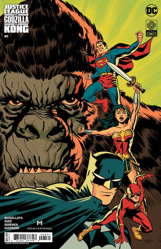 Justice League vs Godzilla vs Kong #5 Cho Cover C