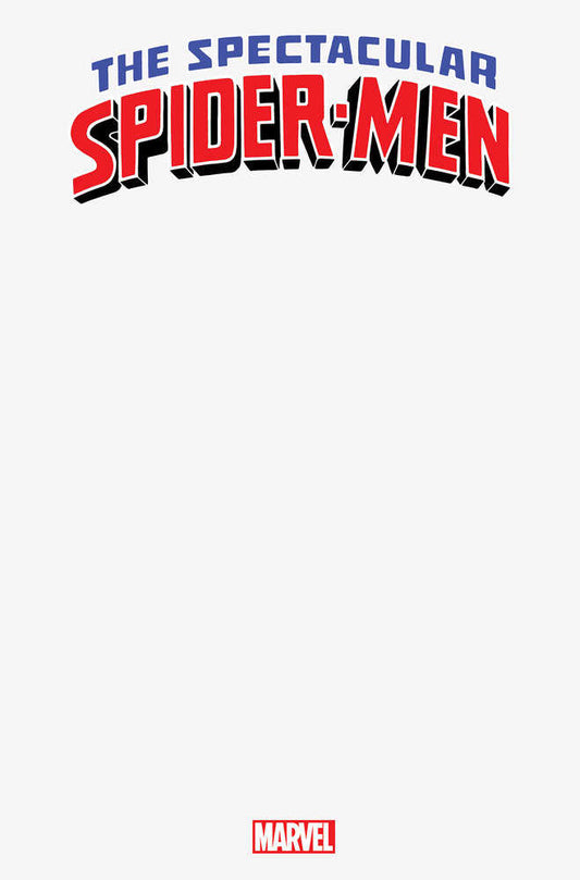 The Spectacular Spider-Men 1 Blank Cover Variant