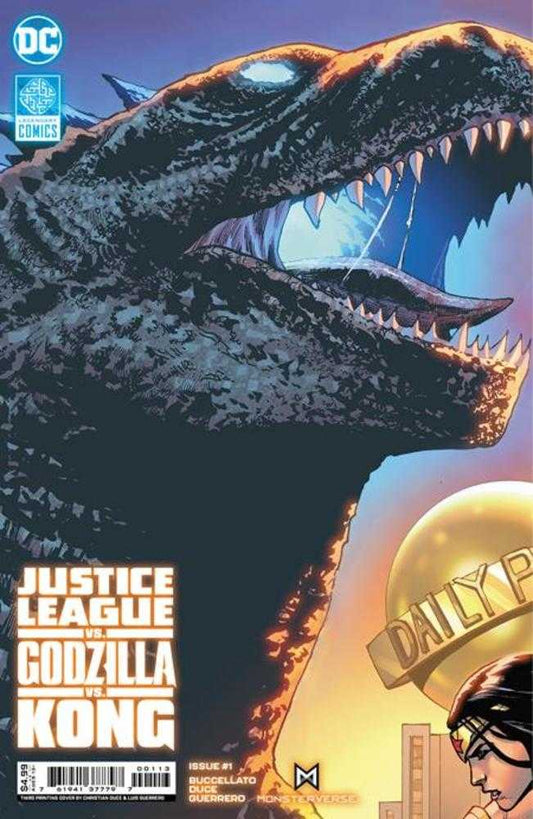 Justice League vs Godzilla vs Kong #1 Final Printing