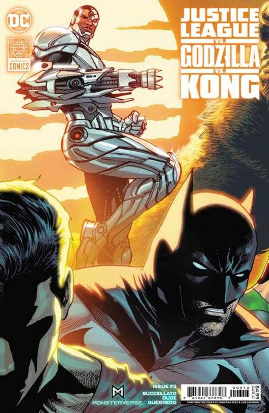 Justice League vs Godzilla vs Kong #3 Final Printing